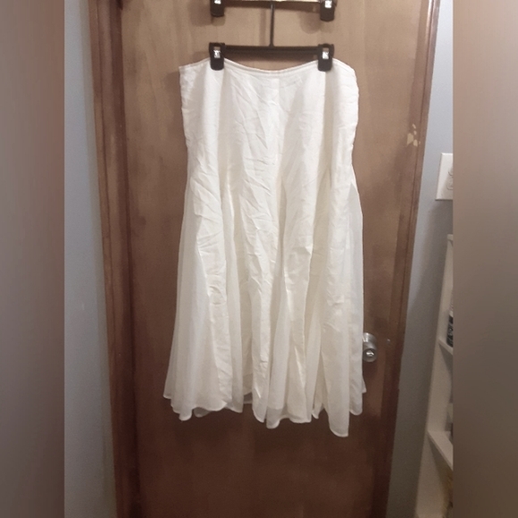 Ashley Stewart Dresses & Skirts - Ashley Stewart Women's Linen Blend Plus Size Skirt